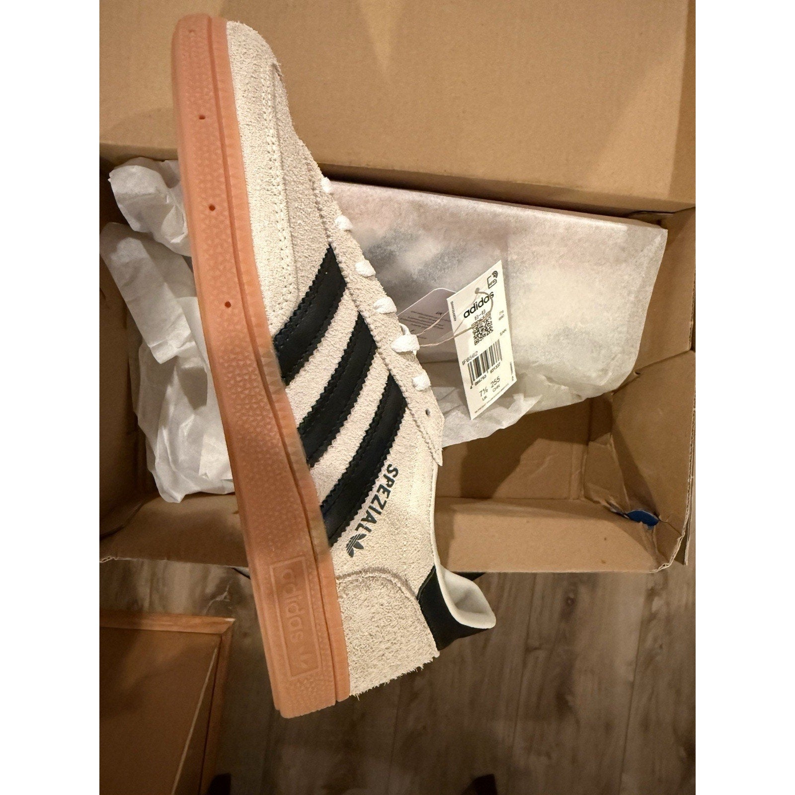 adidas Handball Spezial W Aluminium/Black/Gum (Women's 7.5)