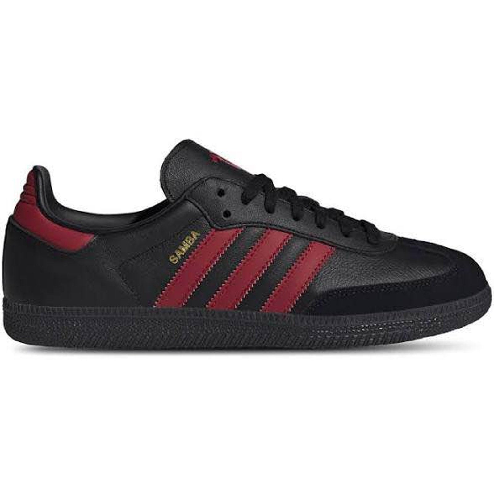 Adidas Samba Licensed Manchester United MUFC Black Red Sneakers Men’s 9.5 Women’s 10.5 BNWT