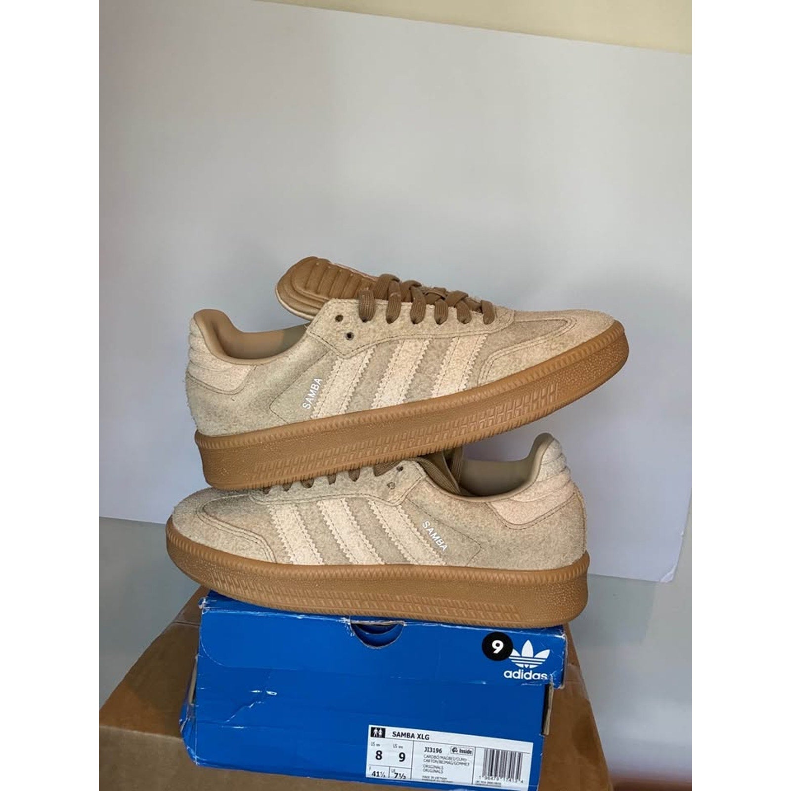 Adidas Samba XLG Tan US Men's 8 / Women's 9
