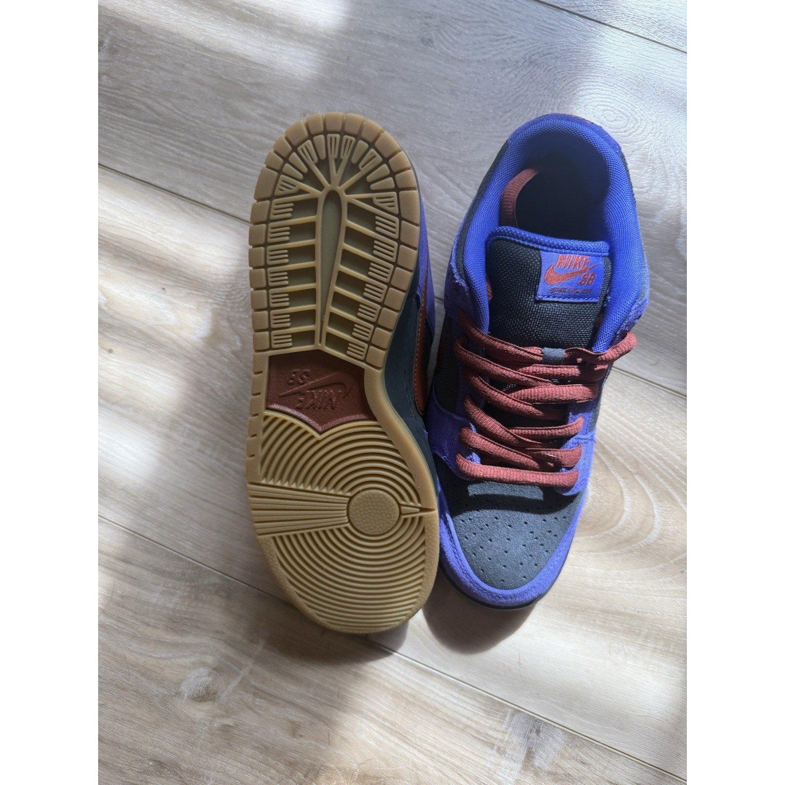 Nike SB Dunk Low Pro Persian Violet Cinnamon HQ1625-500 Size 8.5 New No Lid