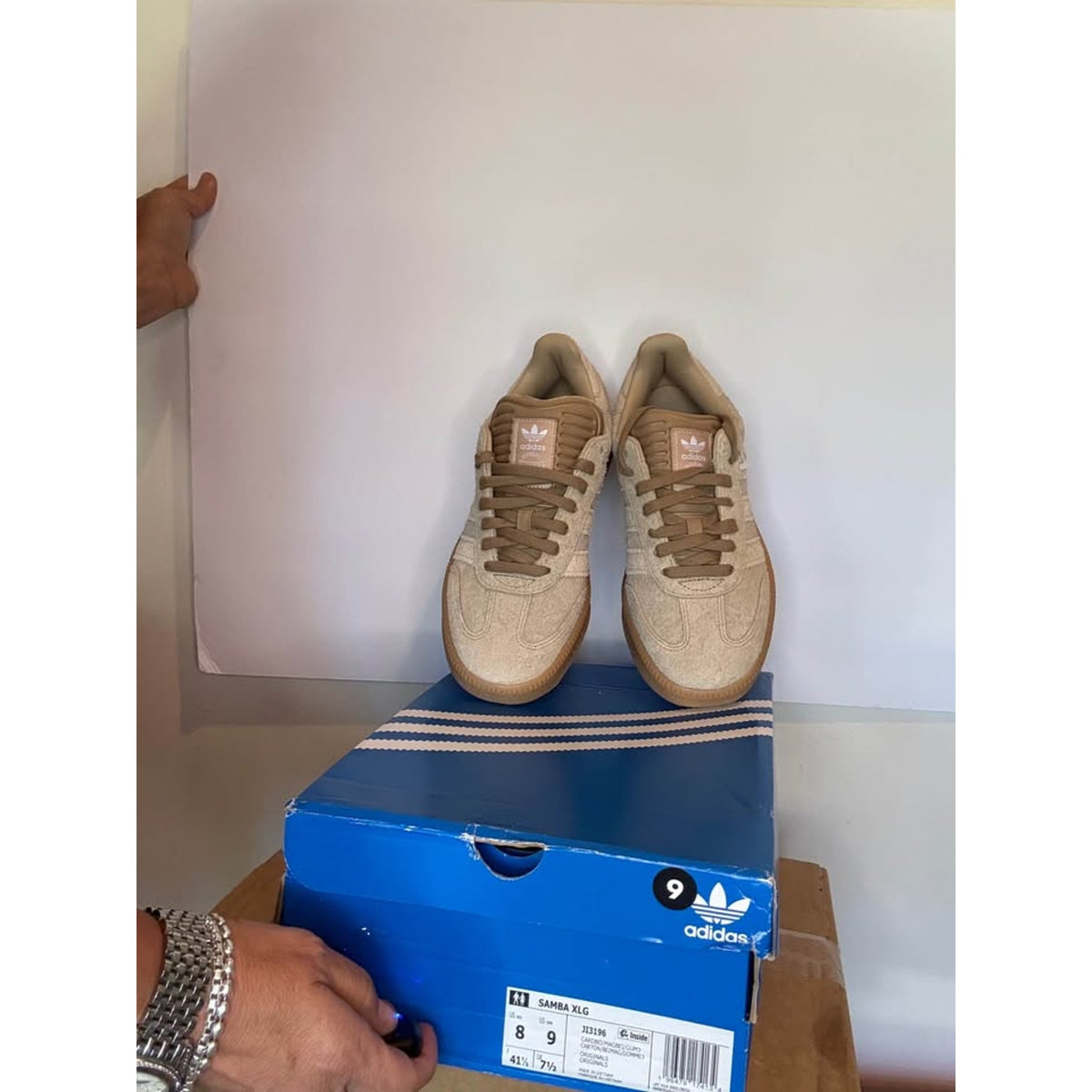 Adidas Samba XLG Tan US Men's 8 / Women's 9