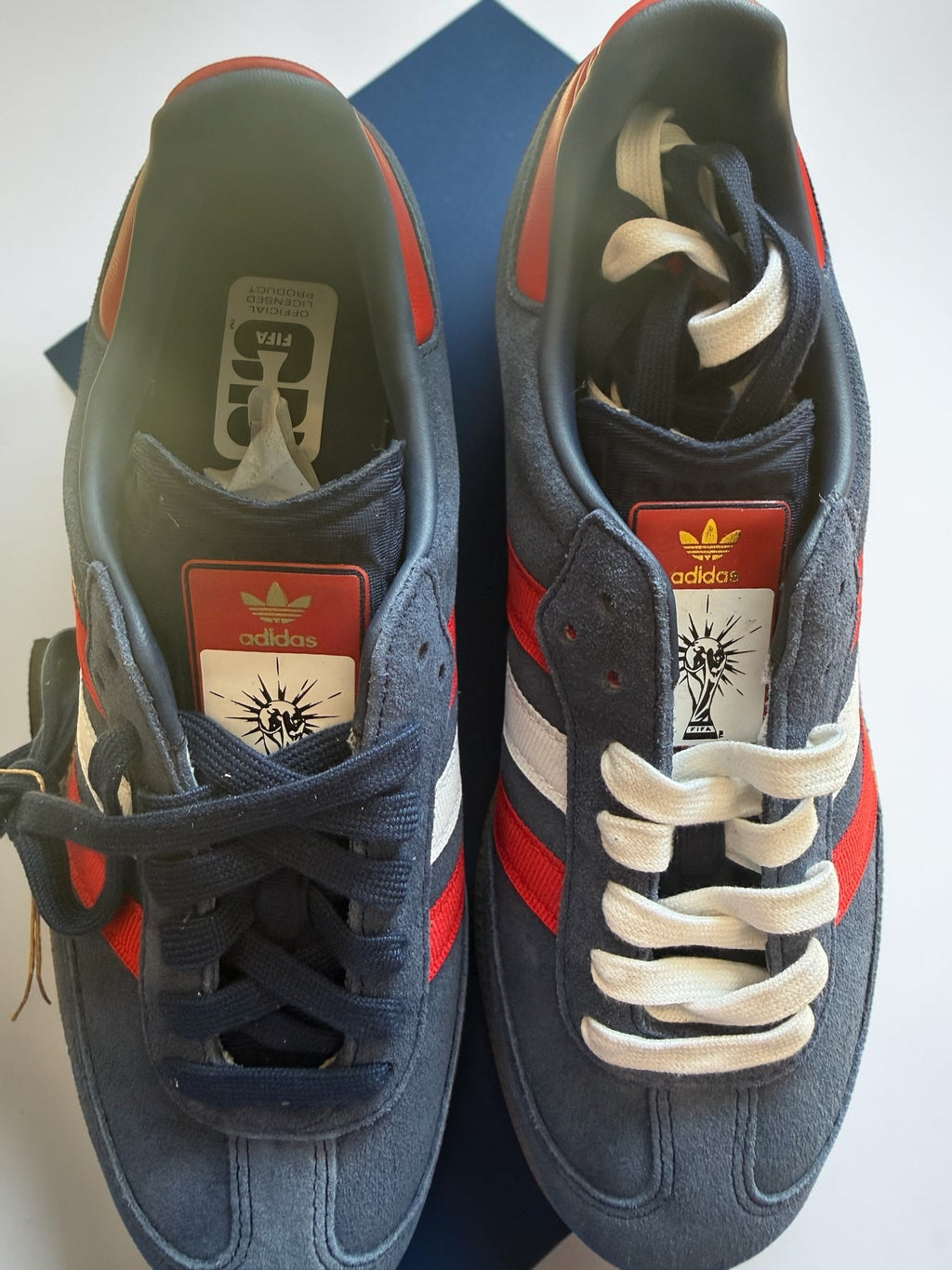 Adidas Samba OG FIFA World Cup 2026 Night Indigo Better Scarlet Size 7