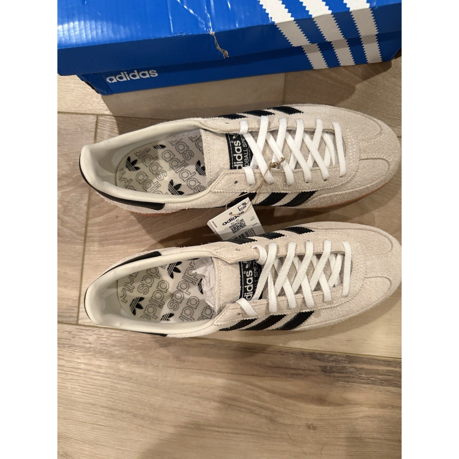 adidas Handball Spezial W Aluminium/Black/Gum (Women's 7.5)