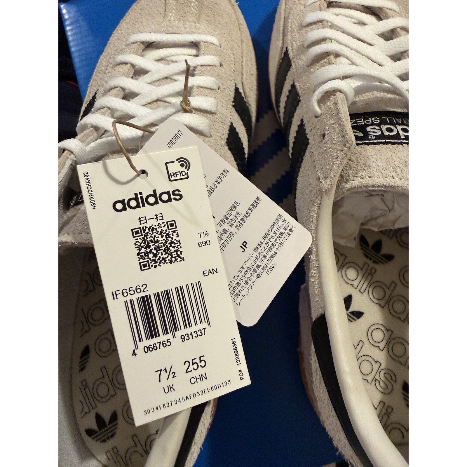 adidas Handball Spezial W Aluminium/Black/Gum (Women's 7.5)