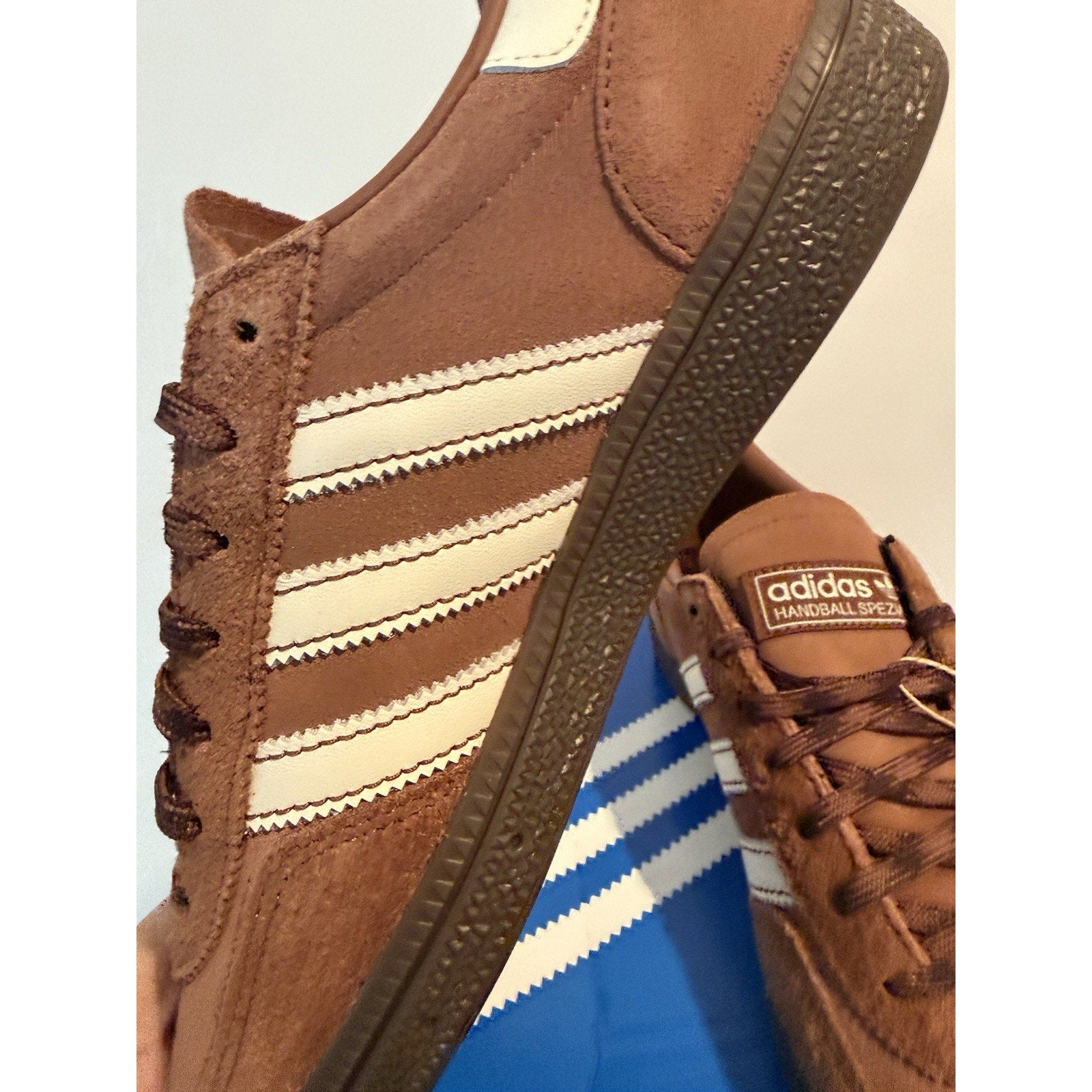 adidas Handball Spezial Preloved Brown/Off White — Men's 7.5