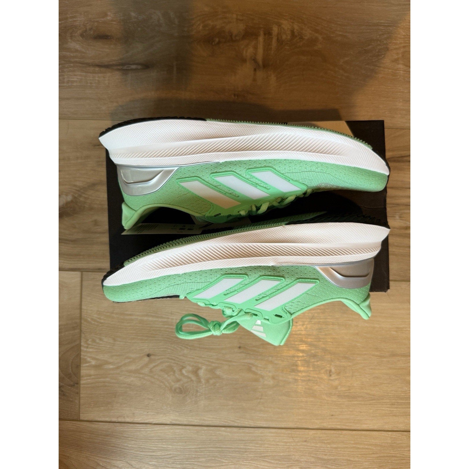 adidas Ultrarun 5 W Green Glow/Dash Grey/Core Black (Women's 8.5)