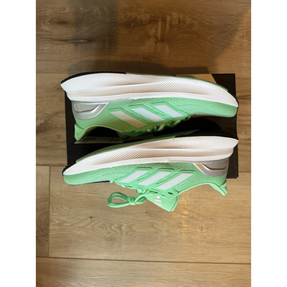adidas Ultrarun 5 W Green Glow/Dash Grey/Core Black (Women's 8.5)