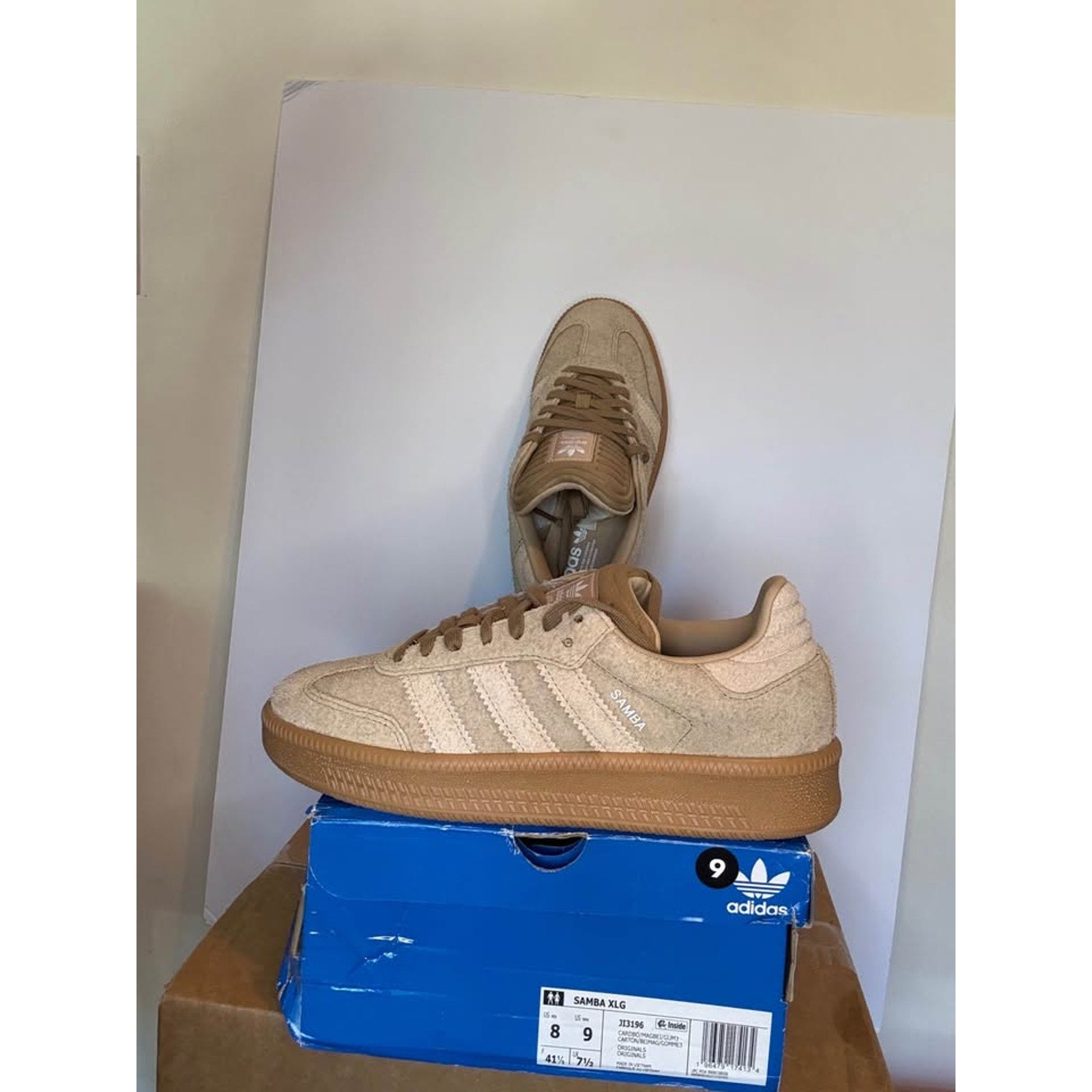 Adidas Samba XLG Tan US Men's 8 / Women's 9