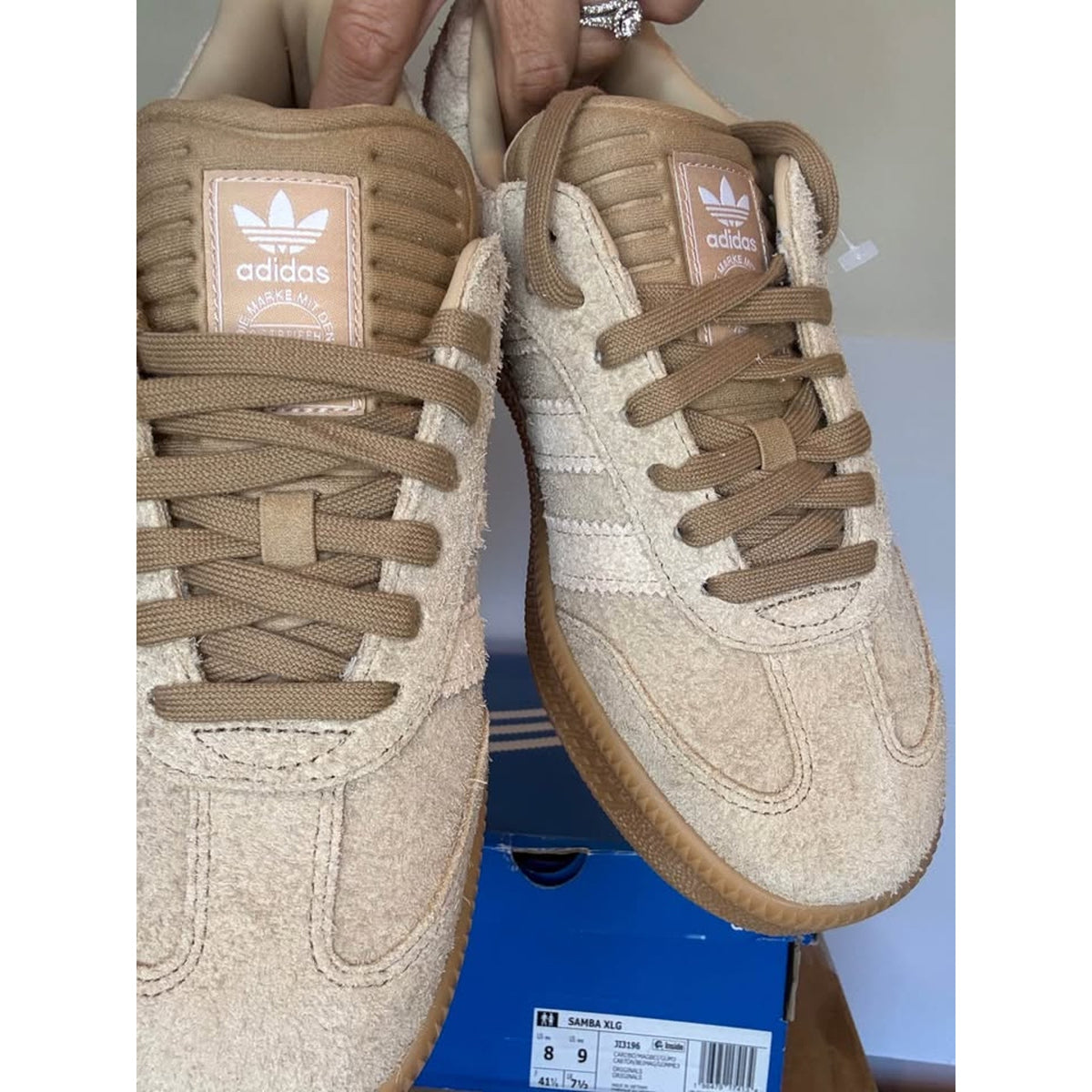 Adidas Samba XLG Tan US Men's 8 / Women's 9