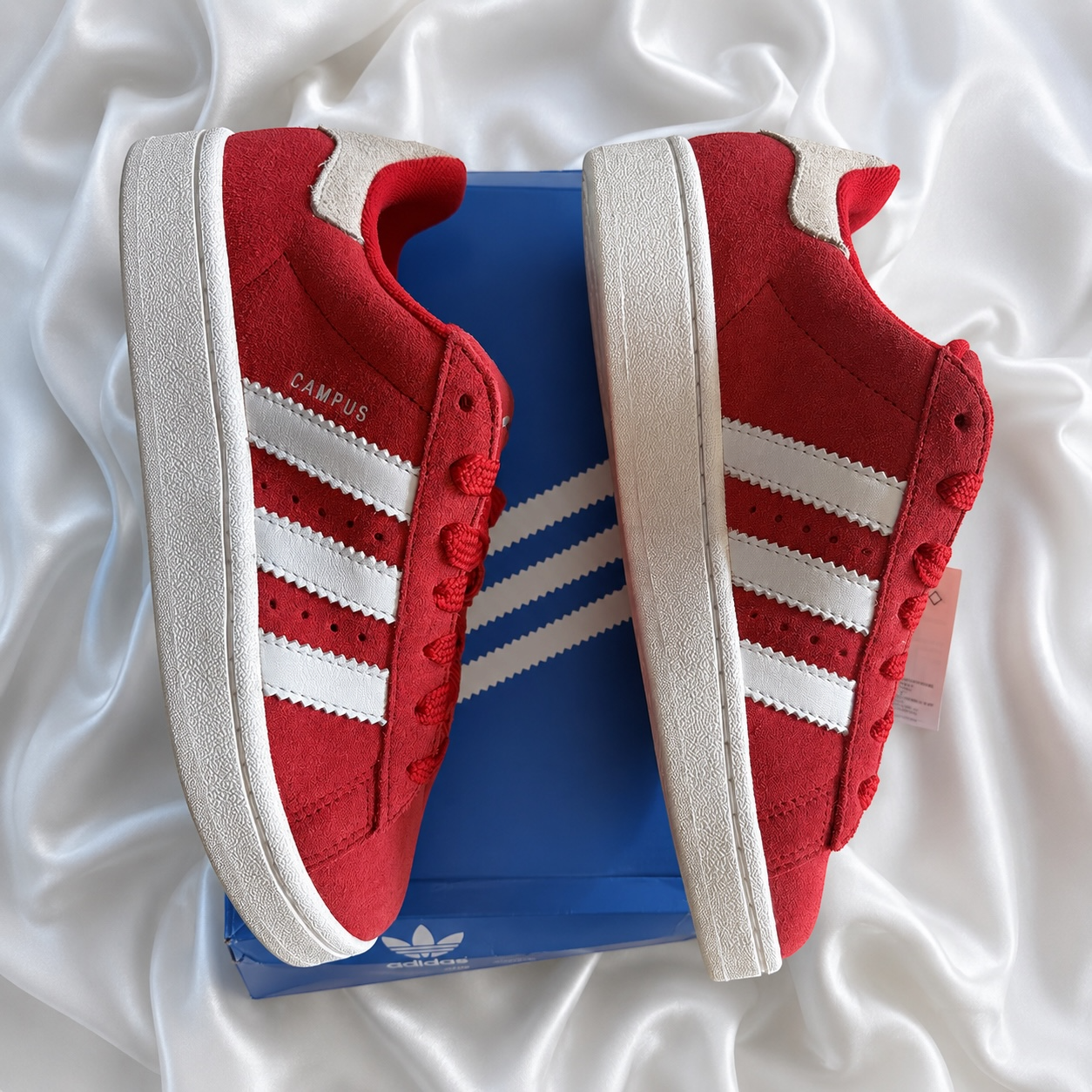 Adidas Campus 00s J IG1230 - Red/White - Size US 6