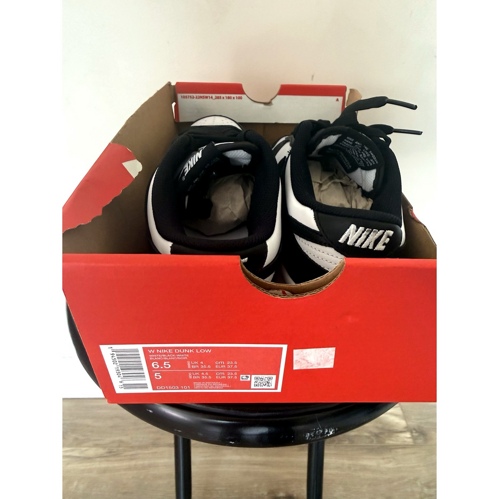 Nike Dunk Low "Panda" - Black/White - DD1503-101 (Women's 6.5 / Men's 5)